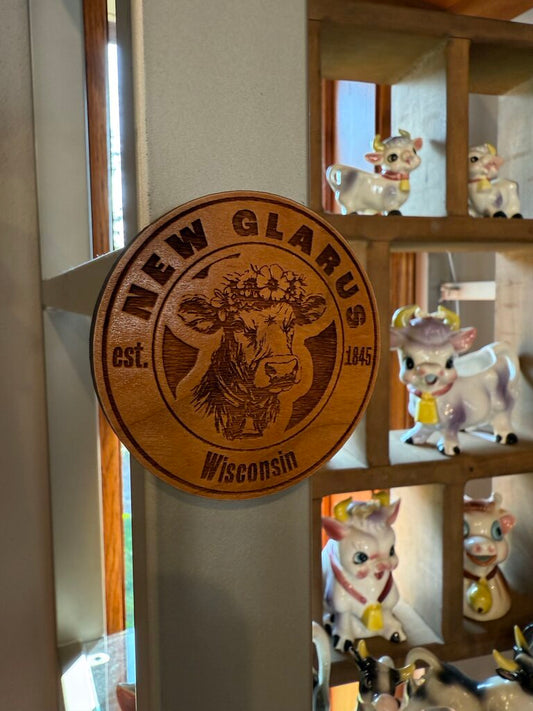 New Glarus Souvenir Cow Magnet
