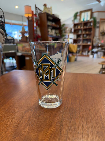 Vintage Milwaukee Brewers Miller Lite Pint Glass