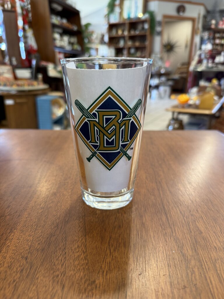 Vintage Milwaukee Brewers Miller Lite Pint Glass