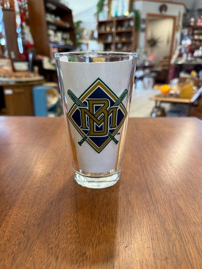 Vintage Milwaukee Brewers Miller Lite Pint Glass